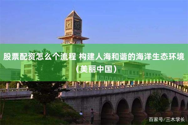 股票配资怎么个流程 构建人海和谐的海洋生态环境（美丽中国）