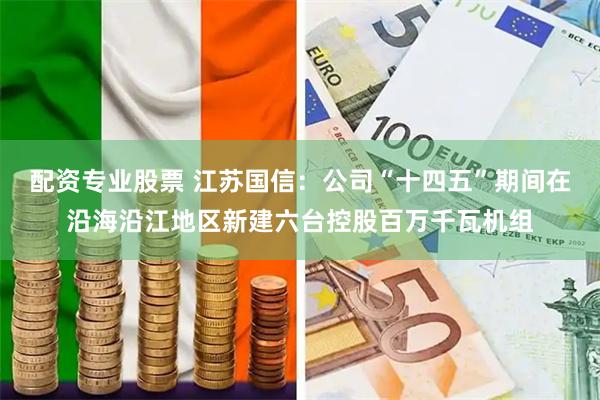 配资专业股票 江苏国信：公司“十四五”期间在沿海沿江地区新建六台控股百万千瓦机组