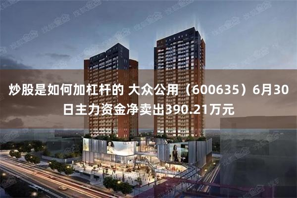 炒股是如何加杠杆的 大众公用（600635）6月30日主力资金净卖出390.21万元