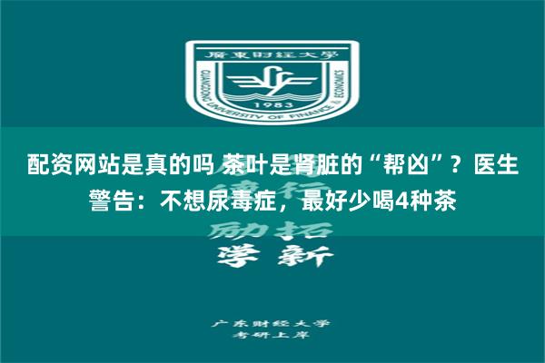 配资网站是真的吗 茶叶是肾脏的“帮凶”？医生警告：不想尿毒症，最好少喝4种茶