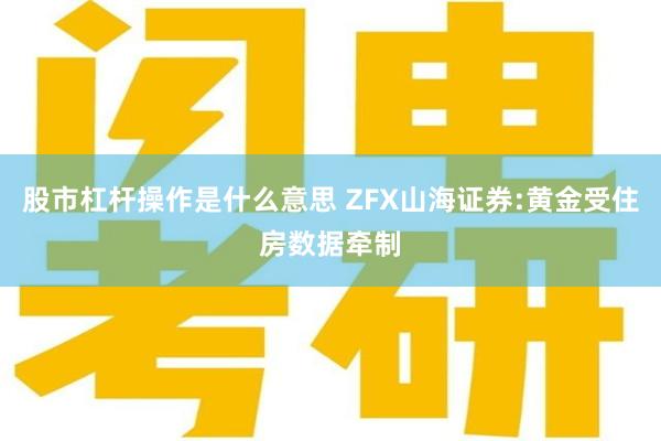 股市杠杆操作是什么意思 ZFX山海证券:黄金受住房数据牵制