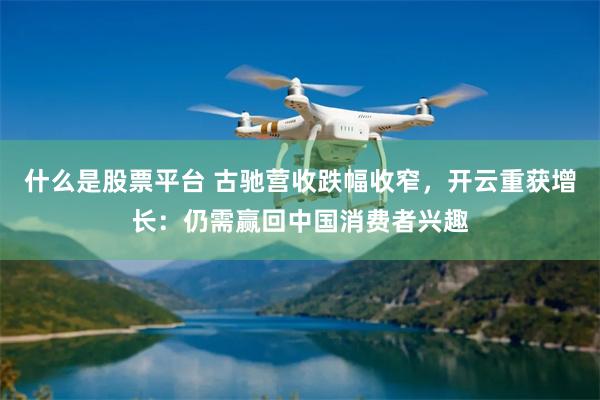 什么是股票平台 古驰营收跌幅收窄，开云重获增长：仍需赢回中国消费者兴趣