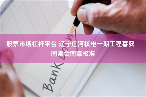 股票市场杠杆平台 辽宁庄河核电一期工程喜获   国常会同意核准