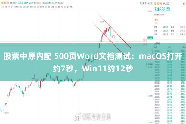 股票中原内配 500页Word文档测试：macOS打开约7秒，Win11约12秒